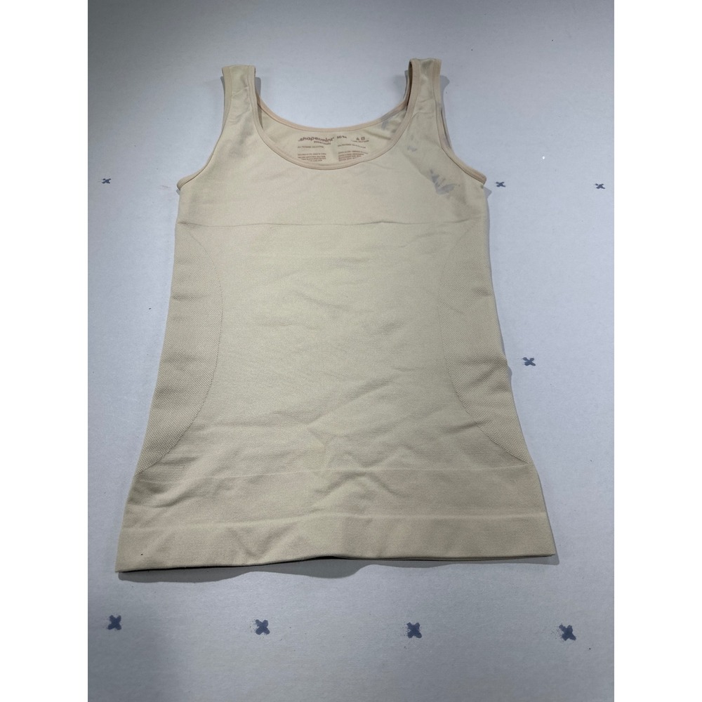 Shapermint Essentials Scoop Neck Compression Camisole Beige Size M Medium